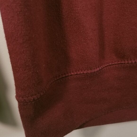 Oxford University Sweatshirt Mens Large Maroon Red UK College Logo Crewneck - Picture 5 of 11